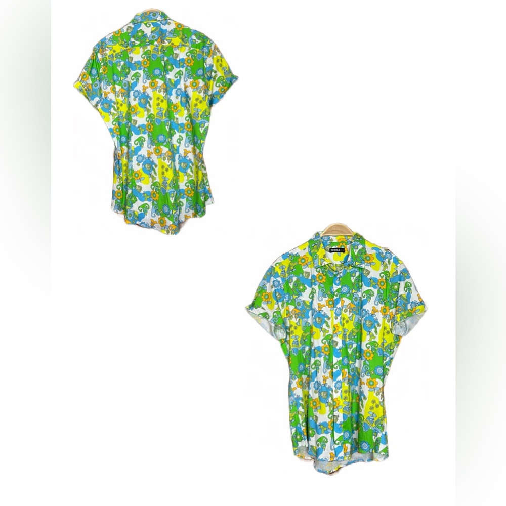 Psychedelic Button Down By St33l3e - image 1